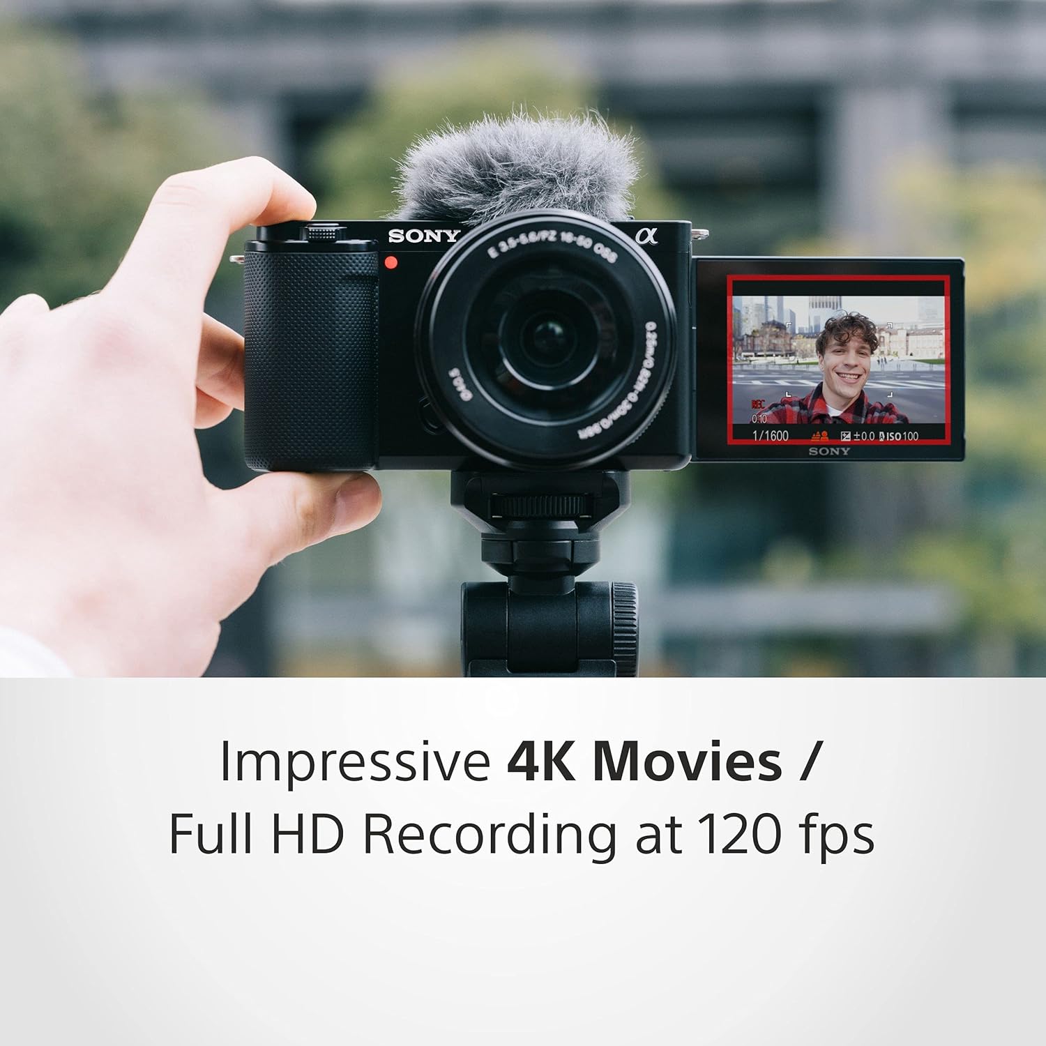 Sony Alpha ZV-E10L 24.2 Mega Pixel Interchangeable-Lens Mirrorless vlog Camera with 16-50 mm Lens, Made for Creators Sony Alpha ZV-E10L 24.2 Mega Pixel Interchangeable-Lens Mirrorless vlog Camera with 16-50 mm Lens, Made for Creators